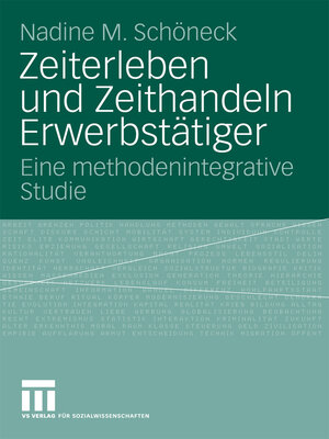 cover image of Zeiterleben und Zeithandeln Erwerbstätiger